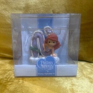 Precious Moments Disney Alphabet N Figurine - Ariel the Little Mermaid